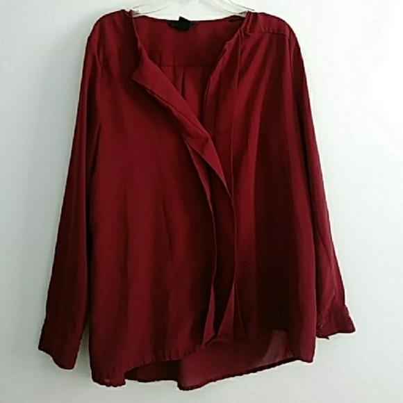 H&M Tops - Burgundy H&M blouse